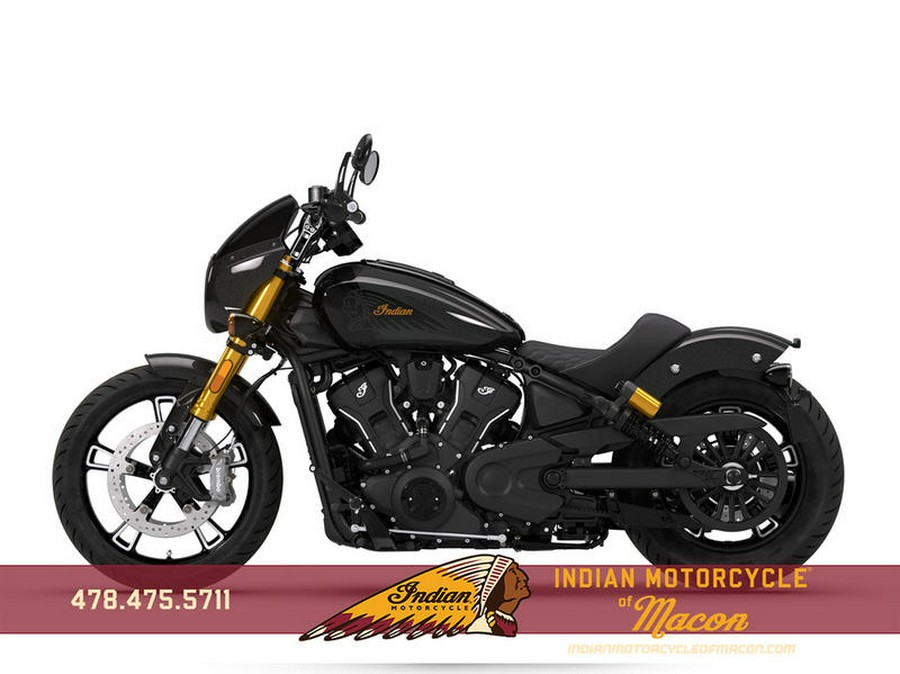 2026 Indian Motorcycle® 101 Scout® Black Crystal with Super Graphite