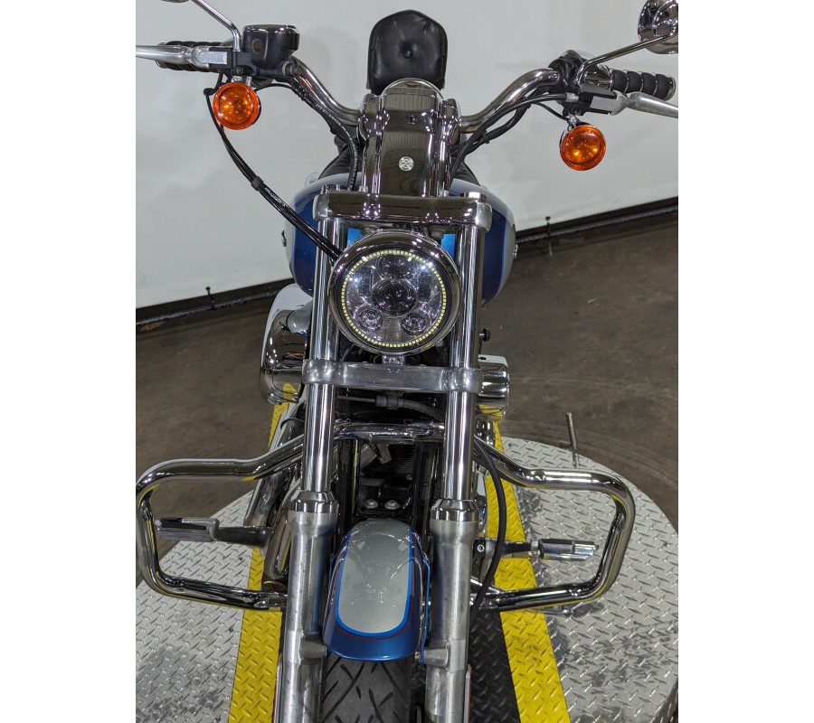 2005 Harley-Davidson 1200 Custom Two-Tone Chopper Blue and Brilliant Silver