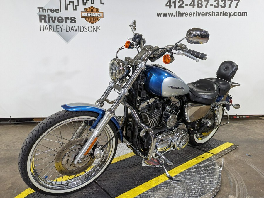 2005 Harley-Davidson 1200 Custom Two-Tone Chopper Blue and Brilliant Silver