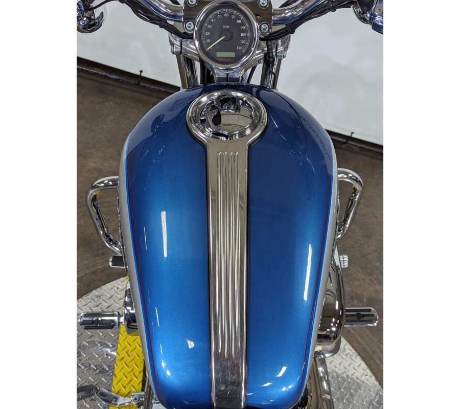 2005 Harley-Davidson 1200 Custom Two-Tone Chopper Blue and Brilliant Silver