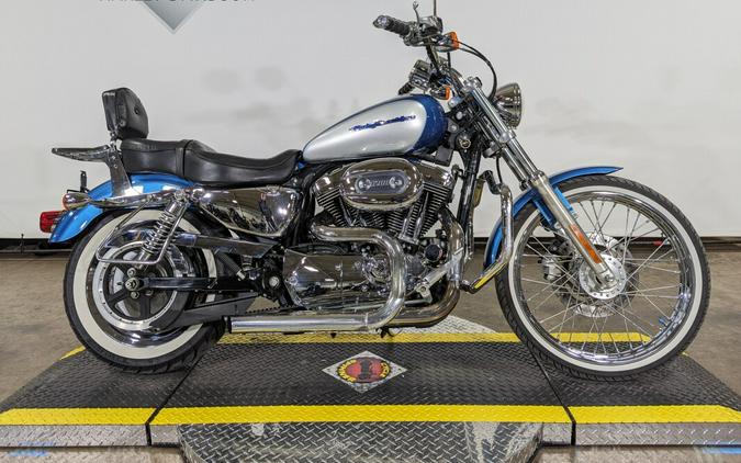 2005 Harley-Davidson 1200 Custom Two-Tone Chopper Blue and Brilliant Silver