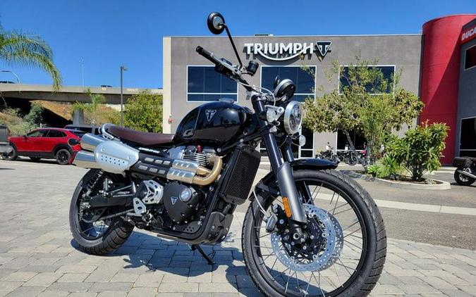2025 Triumph Scrambler 1200 X Sapphire Black