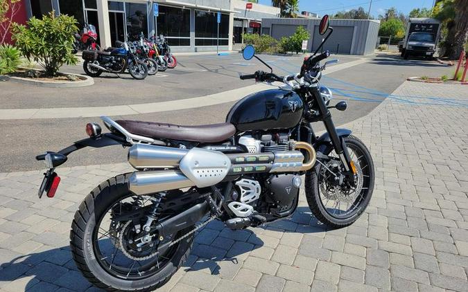 2025 Triumph Scrambler 1200 X Sapphire Black