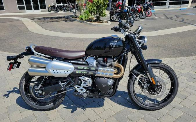 2025 Triumph Scrambler 1200 X Sapphire Black