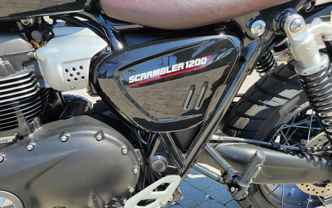 2025 Triumph Scrambler 1200 X Sapphire Black