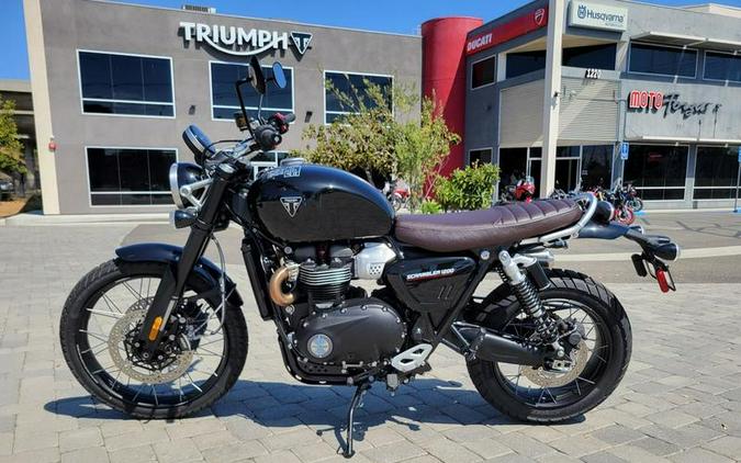 2025 Triumph Scrambler 1200 X Sapphire Black
