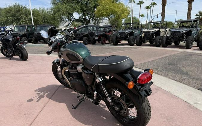 2024 Triumph Bonneville T100 Competition Green/Ironstone (Euro 5A)