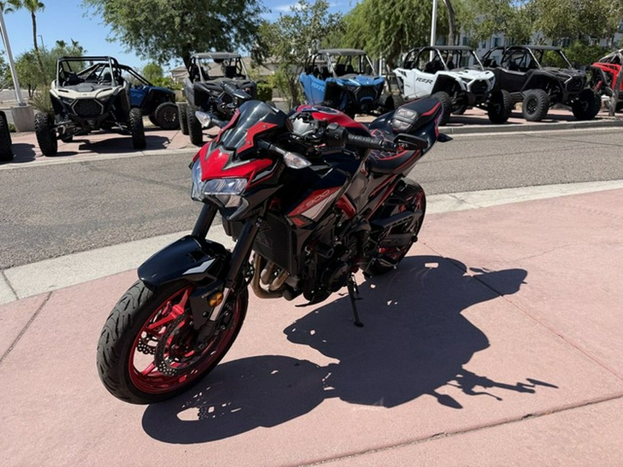 2024 Kawasaki Z900 ABS Candy Persimmon RedEbony