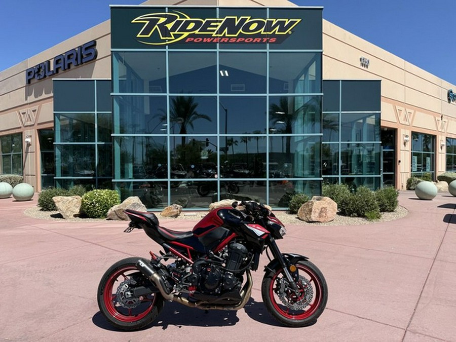 2024 Kawasaki Z900 ABS Candy Persimmon RedEbony