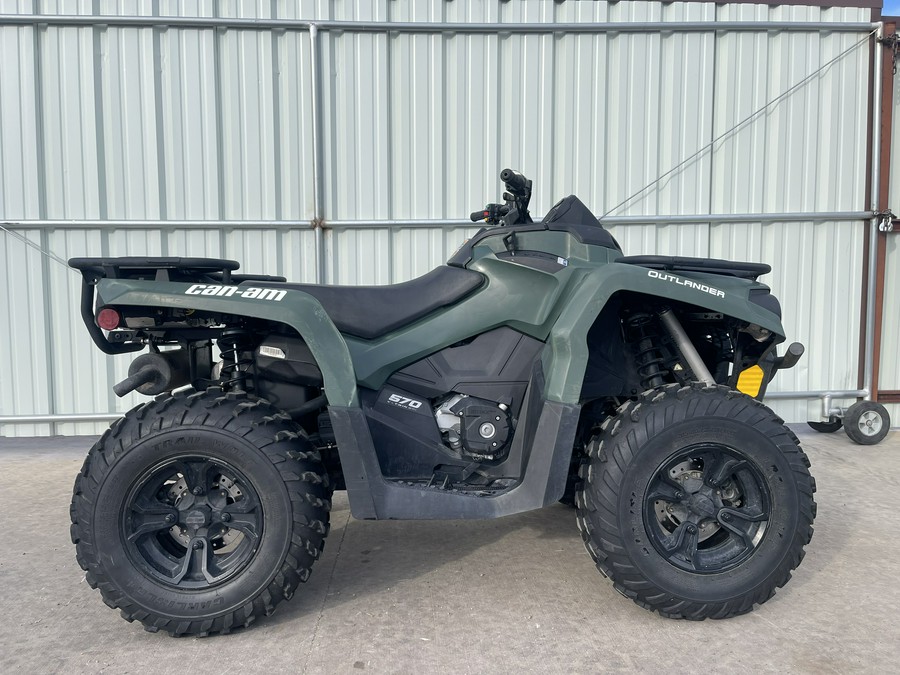 2022 Can-Am Outlander 570 w/ Alum. Wheels & Bumper