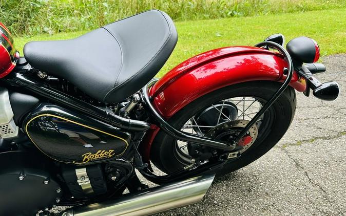 2022 Triumph Bonneville Bobber Gold Line Carnival Red/Sapphire Black