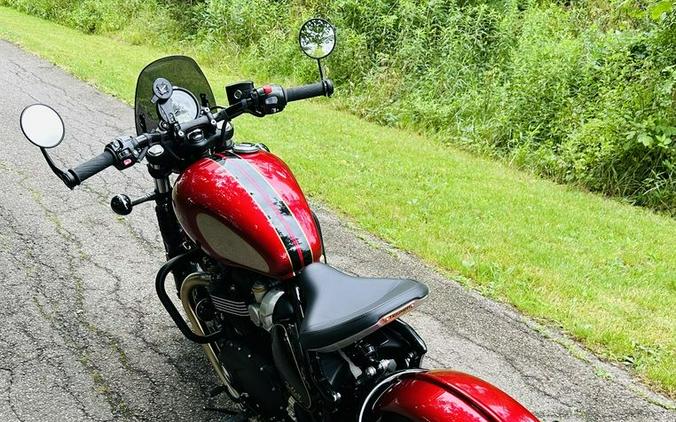 2022 Triumph Bonneville Bobber Gold Line Carnival Red/Sapphire Black