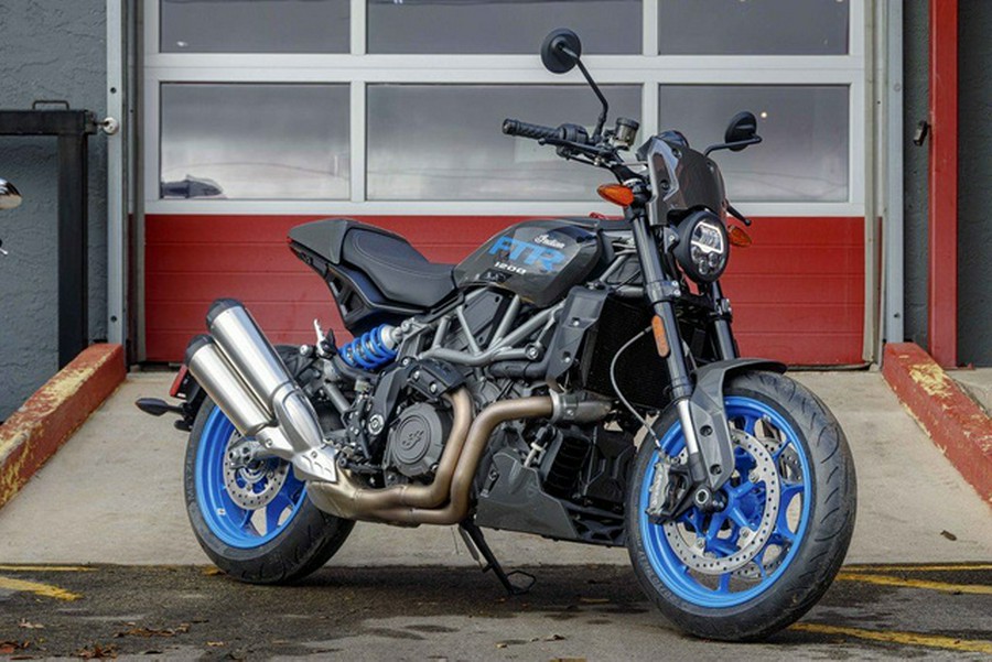 2024 Indian FTR Sport Granite Gray/Blue