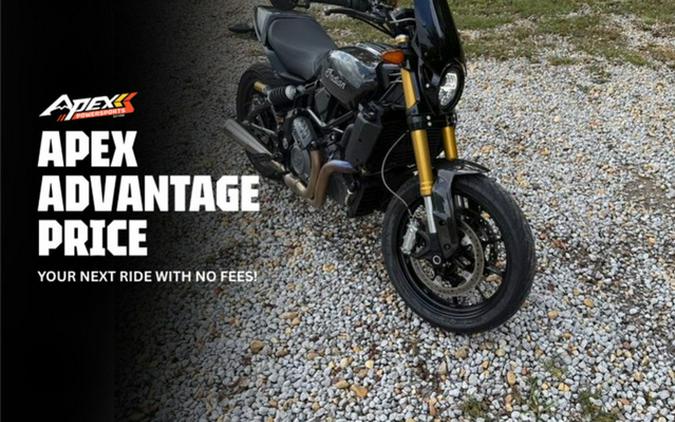 2019 Indian FTR 1200 S Titanium Metallic over Thunder Black Pearl