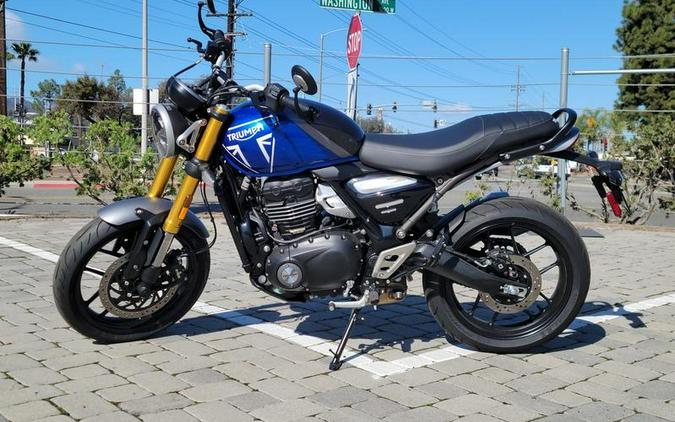2025 Triumph Speed 400 Caspian Blue / Storm Grey