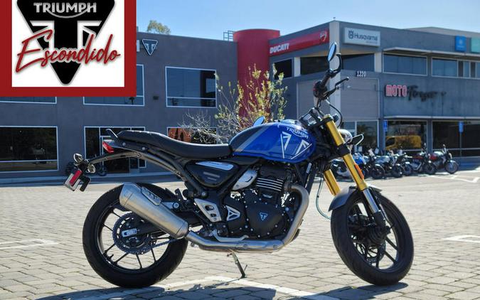 2025 Triumph Speed 400 Caspian Blue / Storm Grey