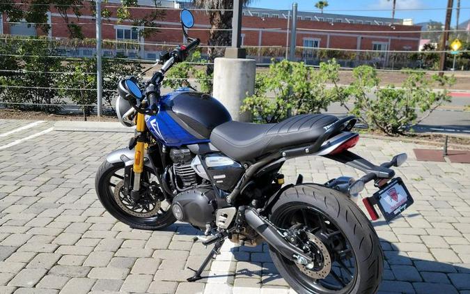 2025 Triumph Speed 400 Caspian Blue / Storm Grey