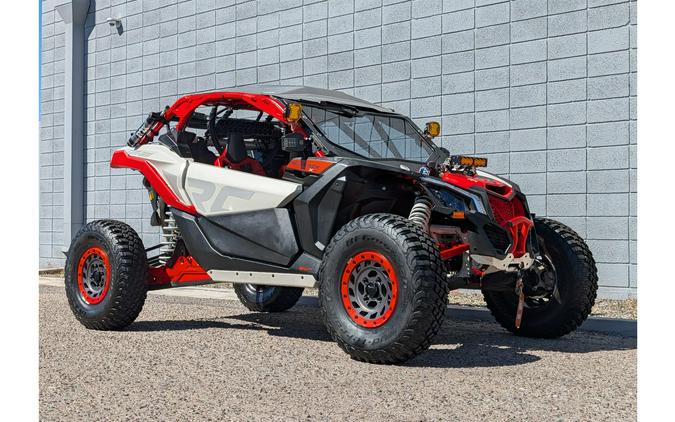 2022 Can-Am Maverick X3 X RS Turbo RR Blue & Tan,Black & Red