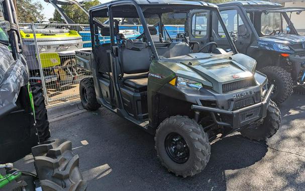 Used 2017 POLARIS RANGER CREW DIESEL SAGE GREEN BASE