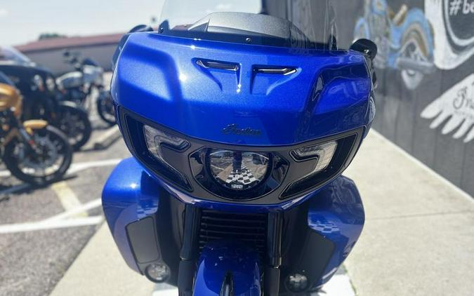 2026 Indian Motorcycle® Pursuit® Dark Horse® 112 w/ PowerBand Audio Deep Blue Metallic with Black M