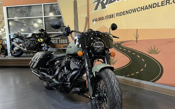 2025 Indian Super Chief Dark Horse Moss Green