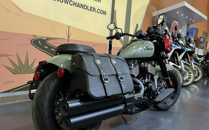 2025 Indian Super Chief Dark Horse Moss Green