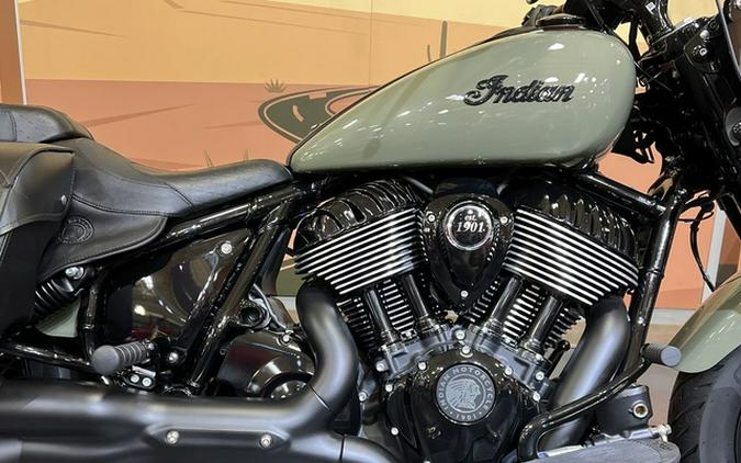 2025 Indian Super Chief Dark Horse Moss Green