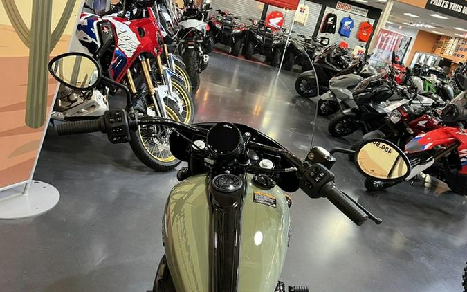 2025 Indian Super Chief Dark Horse Moss Green