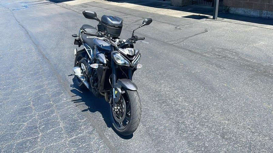 2024 Triumph Street Triple 765 R Silver Ice