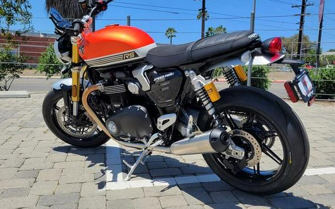 2025 Triumph Speed Twin 1200 RS Baja Orange/Sapphire Black