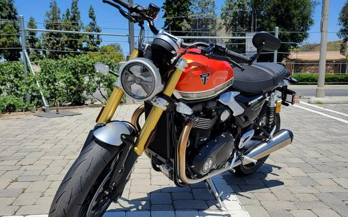 2025 Triumph Speed Twin 1200 RS Baja Orange/Sapphire Black