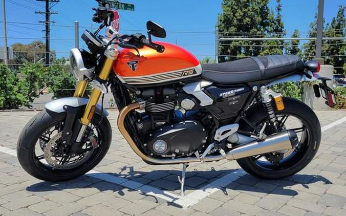2025 Triumph Speed Twin 1200 RS Baja Orange/Sapphire Black