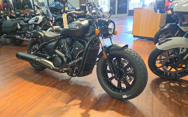2026 Indian Motorcycle SCOUT BOBBER LT W/ TECH, BLACK SMOKE, 49ST Limited + Tech