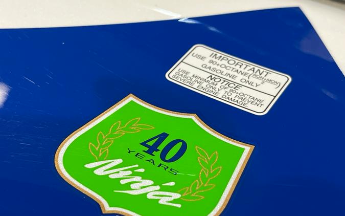 2024 Kawasaki Ninja ZX-6R 40th Anniversary Edition ABS