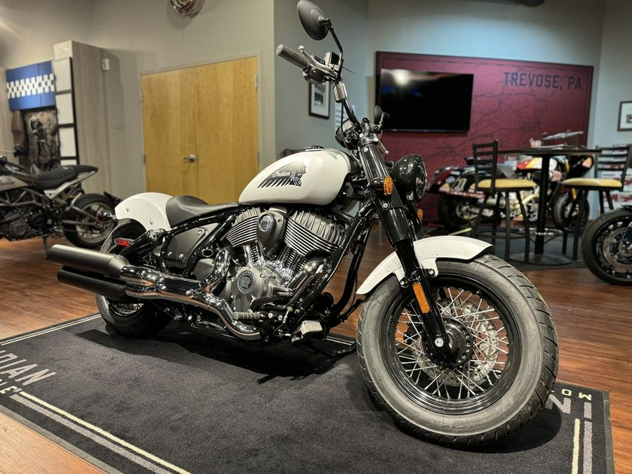 2024 Indian Motorcycle® Chief Bobber ABS Ghost White Metallic Smoke