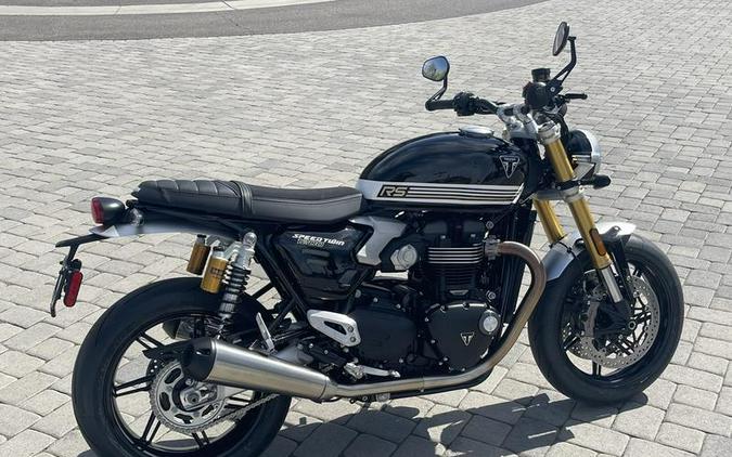 2025 Triumph Speed Twin 1200 RS Sapphire Black