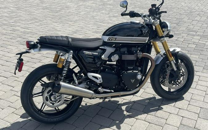 2025 Triumph Speed Twin 1200 RS Sapphire Black