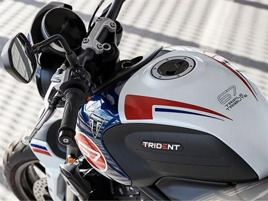 2025 Triumph Trident 660 Triple Tribute Edition