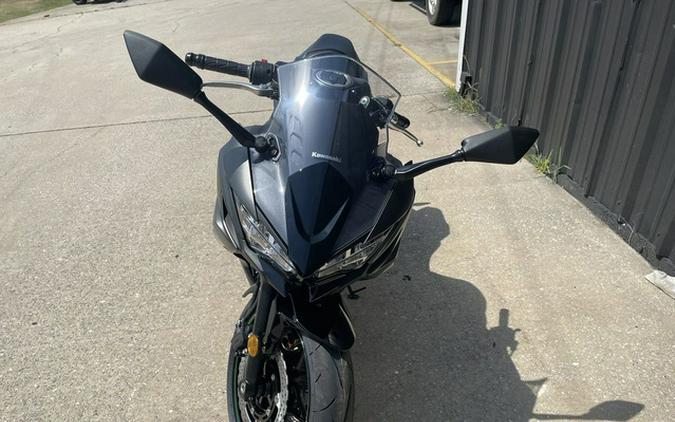 2024 Kawasaki Ninja 650 Metallic Matte Dark GrayMetallic Spark