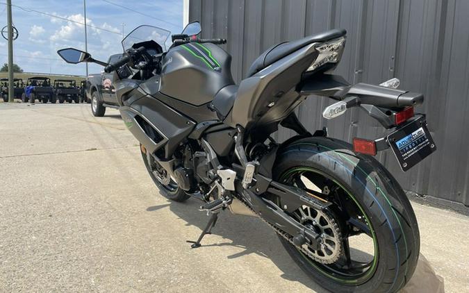 2024 Kawasaki Ninja 650 Metallic Matte Dark GrayMetallic Spark