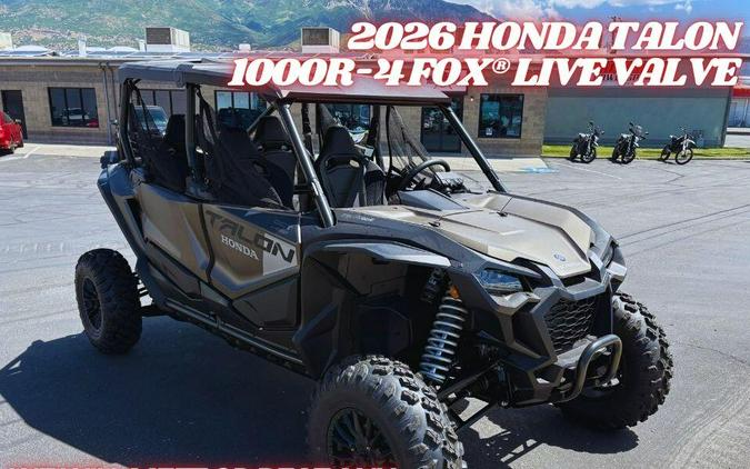 2026 Honda Talon 1000R-4 FOX Live Valve