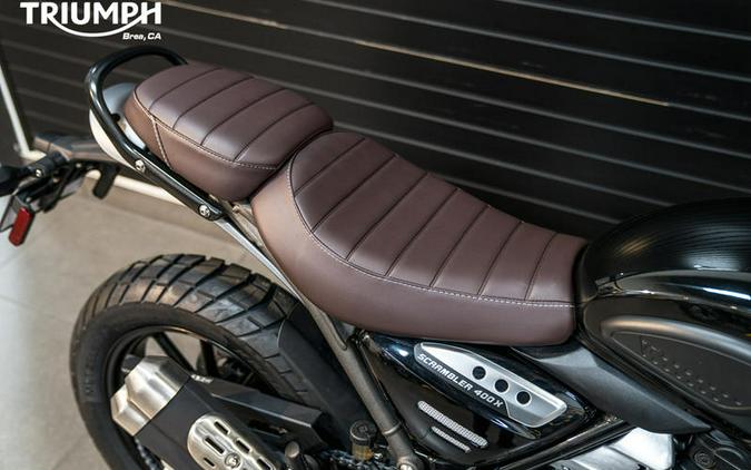 2024 Triumph Scrambler 400 X Phantom Black / Silver Ice