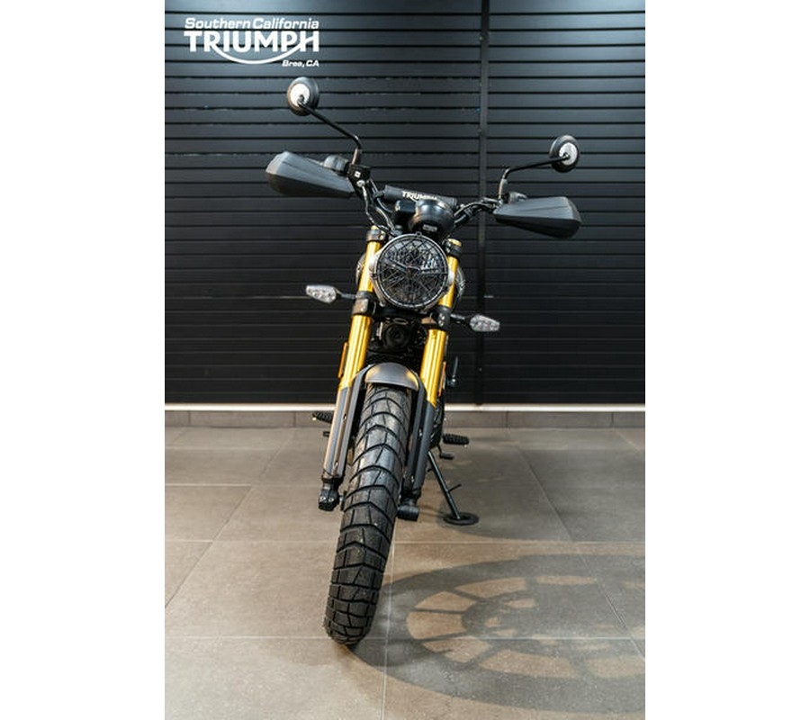 2024 Triumph Scrambler 400 X Phantom Black / Silver Ice