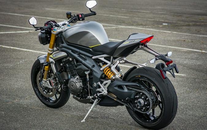 2024 Triumph Speed Triple 1200 RS Matte Silver Ice