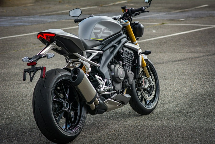 2024 Triumph Speed Triple 1200 RS Matte Silver Ice