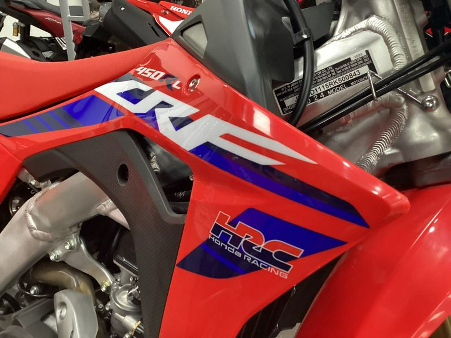 New 2024 HONDA CRF450L RED