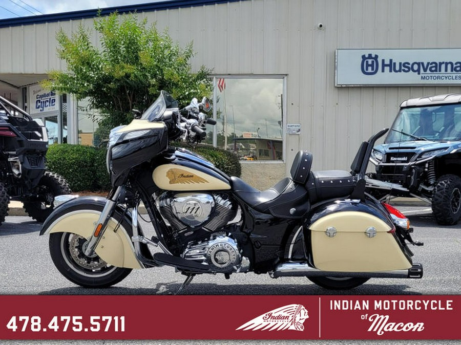 2019 Indian Motorcycle® Chieftain® Classic Thunder Black / Ivory Cream