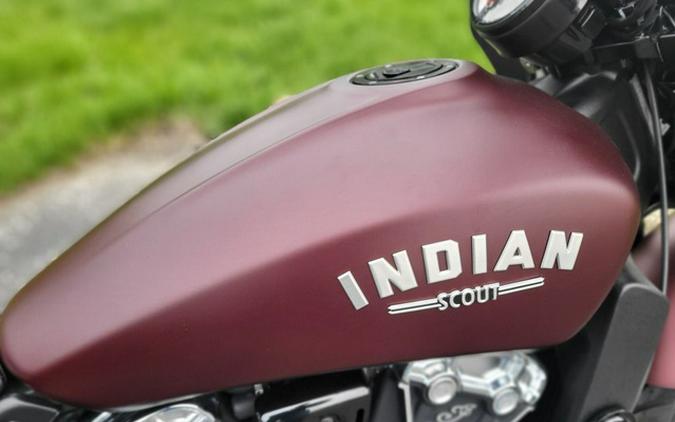 2021 Indian Scout Bobber Thunder Black