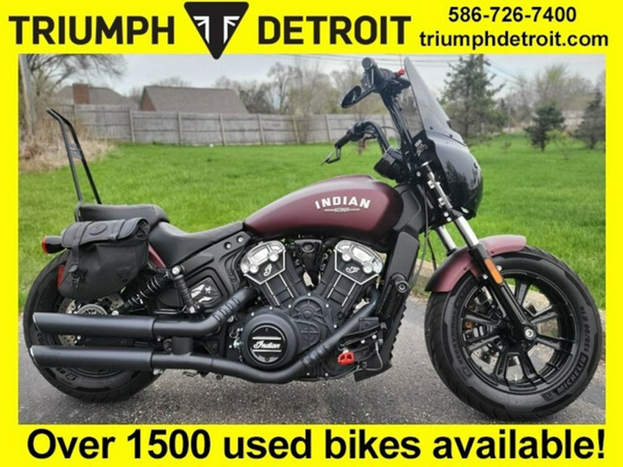 2021 Indian Scout Bobber Thunder Black