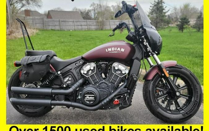 2021 Indian Scout Bobber Thunder Black